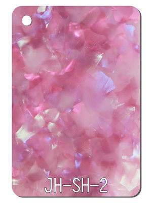 गुलाबी पुष्प शैल बनावट डिजाइन एक्रिलिक शीट पनरोक 48 एक्स 96 एक्रिलिक शीट